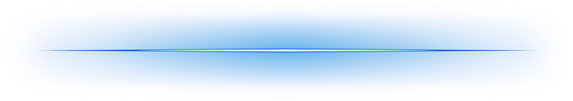 Glowing Blue Neon Line Light